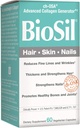 BioSil z naravnimi dejavniki, las, kože, nohti, Podpira zdravo rast in moč, Vegan kolagen, Elastin in keratin Generator, 60 Kapsule