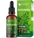 Artichoke Leaf Extract tekoče kapljice 2000mg (Cynara scolymus L.) Zeliščni dodatek Absorbije boljše kot kapsule, 1 mesec dobave, 84 Servisi, Alkohol brez tinkture - 2 Oz, pakiranje po 1