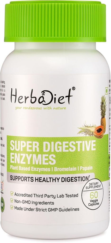 Herbadiet Prebavni encimi Dodatki 