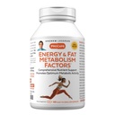 ANDREW LESSMAN Energy and Fat Metabolism Factors 180 Capsules - Promotes Optimum Fat Burning and Energy Metabolism, with Carnitine, Green Tea, Guarana, Ginseng, B-Complex. Easy to Swallow Capsules