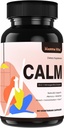 Calm Ashwagandha dopolnila, Ashwagandha 4000mg z Rhodiola Rosea, Reishi, Ginseng, Bacopa, L Theanine, Natural Adaptogens Nootropic Stres & Mood Podpora, 60 kapsul