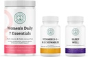 Ženske Daily 7 Essentials, Vitamin D3 + K2 Žvečilni in dobro spanje