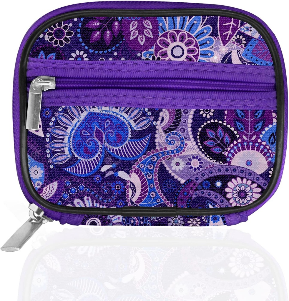 Serfeymi tedenski potovalne tablete Organizator Primer za torbico z odstranljivo 7 Day Box, Moden tablet vsebnik za medicino, Vitamin, dodatek - Purple 01