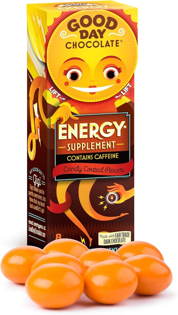 Dober dan Čokolada Energija Dopolnilo 8ct