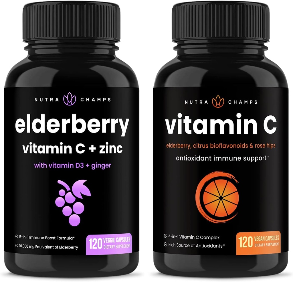 NutraChamps Bezgove in kapsule vitamina C