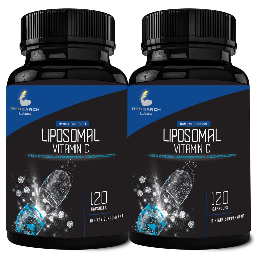 Research Labs Liposomal Vitamin C Supplement w/Okrepljena absorpcija LipoQuil-CTM 