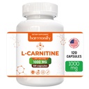 L Carnitine Supplement 1000 mg na serviranje, 120 Vegetarijanske kapsule in čista oblika, 60 Serving
