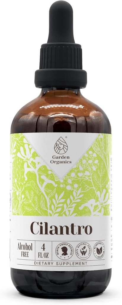 Cilantro Alkohol brez naravne tinkture ekstrakt, imunski sistem Booster, tekoče kapljice Iz 100% Cilantro Suhi list (4 fl oz)