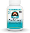 Vir Naravne Wellness cinkMunity, podpira cinkovo absorpcijo, presnovo in uporabo za imunski Heath*, 50 mg cink - 60 vegetarijanske kapsule