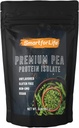 Smart for Life Pea Protein Powder Meal Meal Mean Mean Mean Mean Shake - 2 funta - Organic Vegan BCAA's Loaded Plant Protein Powder - Keto prijazno in vegetarijansko rastlino na osnovi beljakovin Powder - Enostaven za prebavo
