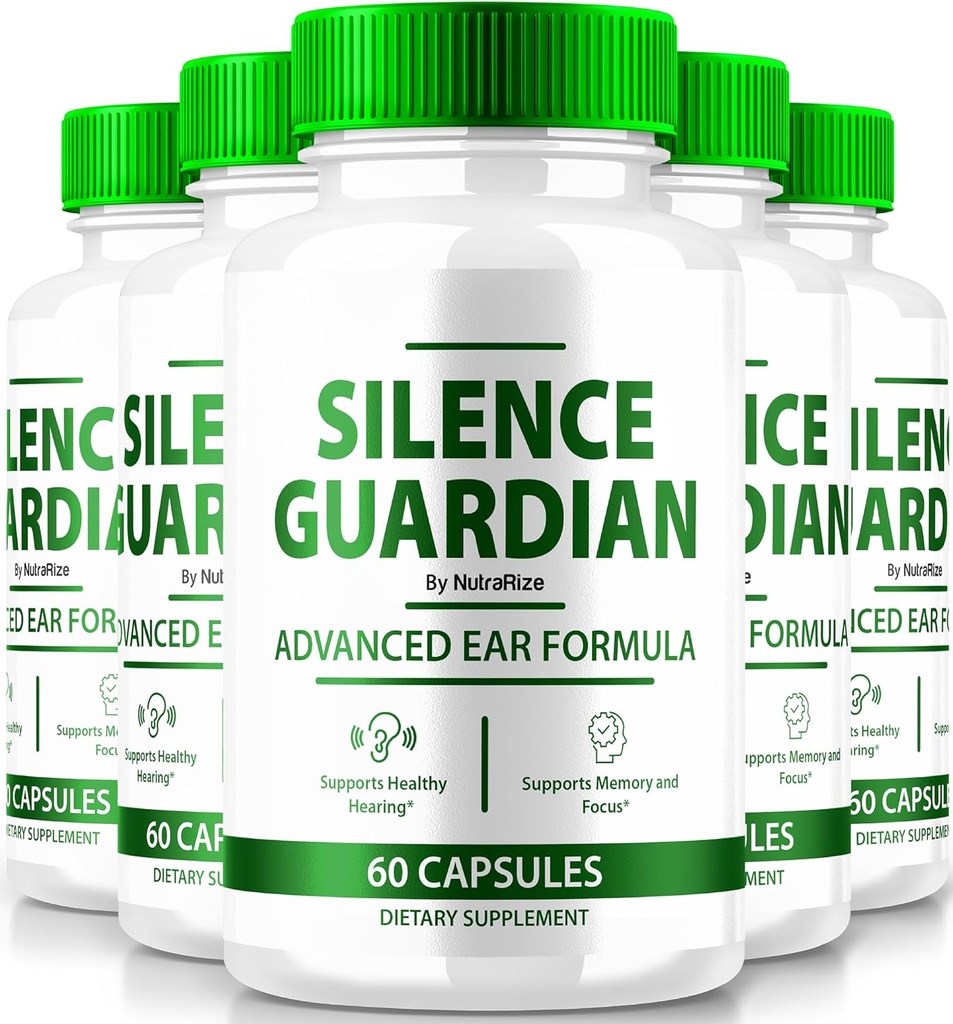 (5 Pack) Silence Guardian - Napredno uho Formula, Uradna Formula za 360 sluh podporo, Vse naravne sestavine za ohranjanje zdravja sluha, SilenceGuardian Review (300 kapsul)