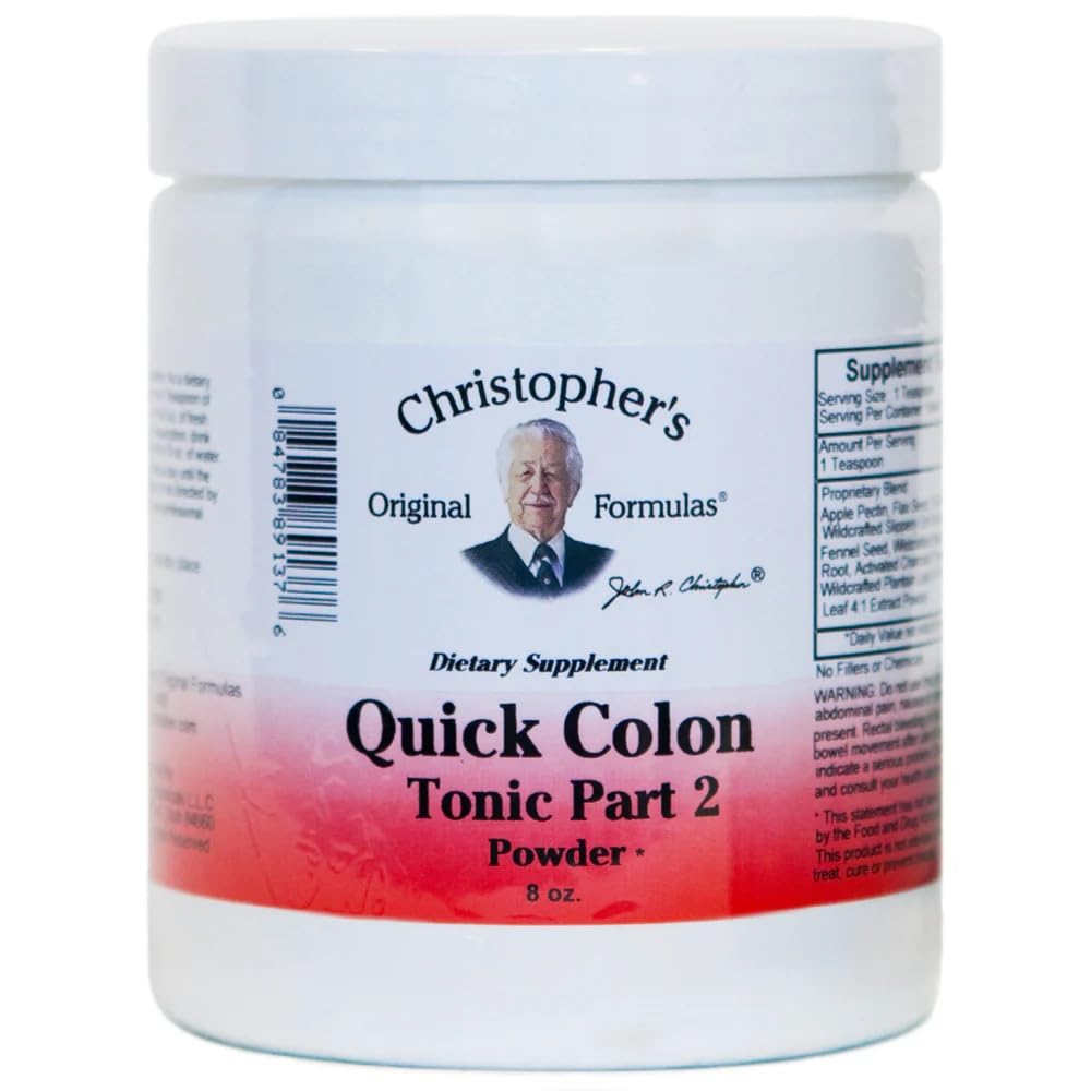 Dr. CHRISTOPHER, očistite hitro Colon D- Tox prašek - 8 oz