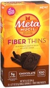 Metamucil Fiber Thins, čokolada, 12 paketov, 9.3 oz - pakiranje po 2