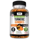 Kaya Naturals Turmeric Supplements Gummies - Pure Nature Turmeric Curcumin -Turmeric Ginger Gummies - 30 Count Gummy - Turmeric with Black Pepper Extract