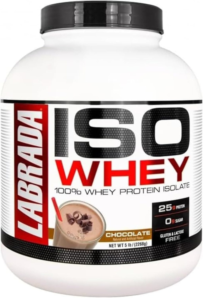 Labrada Nutrition ISO Izolat sirotkine beljakovine čokolada 5 funtov