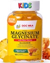 Magnezij Glycinate Gumies 100mg za otroke in odrasle- Bedtime Formula, Deep Calm Sleep Supplement - Glicinato de Magnesio