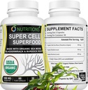 Sea Moss 60 kapsul USDA Certified Organic Irish Sea Moss kapsule z Bladderwrack & Burdock Root – Imunska podpora dodatek za moške in ženske – ženske vitamine in moške vitamine (1 pakiranje)