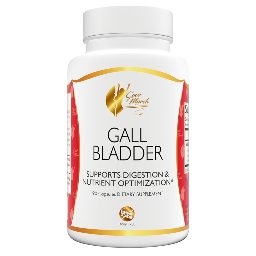 Coco March Gall Bladder Formula-Ideal Po Gall Bladder kirurgija-Gluten prost, soja brez mleka, Keto prijazno, Paleo prijazno, 90 Kapsule-90 Servinga podpira prebava in nutrient Optimizacija