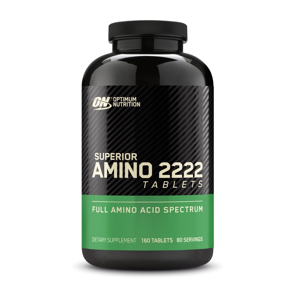 Optimum Nutrition Superior Amino 2222 Tablete, popolne esencialne aminokisline, EAA, 160