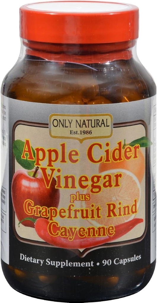 Samo naravni jabolčni kis Plus Grenivke Rind Cayenne Kapsule, 90-Count