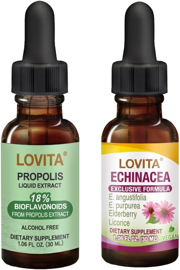 Lovita Bee Propolis & Echinacea Tekoča hranilna dopolnila