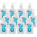 Germ-X Original Hand Sanitizer, Ne-Drying Vlažilni gel z vitaminom E, Instant in brez Rinse Formula, Nazaj na šolo Supplys College, 8 Fl Oz črpalka steklenica (Pack of 12)