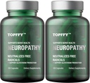 Nevropatija Prehranska mešanica za živčno nelagodje Relief, s 600mg Alpha lipoična kislina - Benfotiamin, Največja moč naravnih živcev Vitamini,Primerna za noge, roke, prste, noge prst