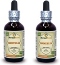 Grindelia (Grindelia Camporum) Tinktura, Suhi zeliščni tekoči ekstrakt (Brand Name: HerbalTerra, Ponosno izdelan v ZDA) 2x2 fl.oz (2x60 ml)