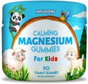 Infuzije Calm Magnezij Gumiji za otroke 90 Count - Zdrave mišice kostna energija podpora mehko in okusno Vegan prijazno & non-GMO