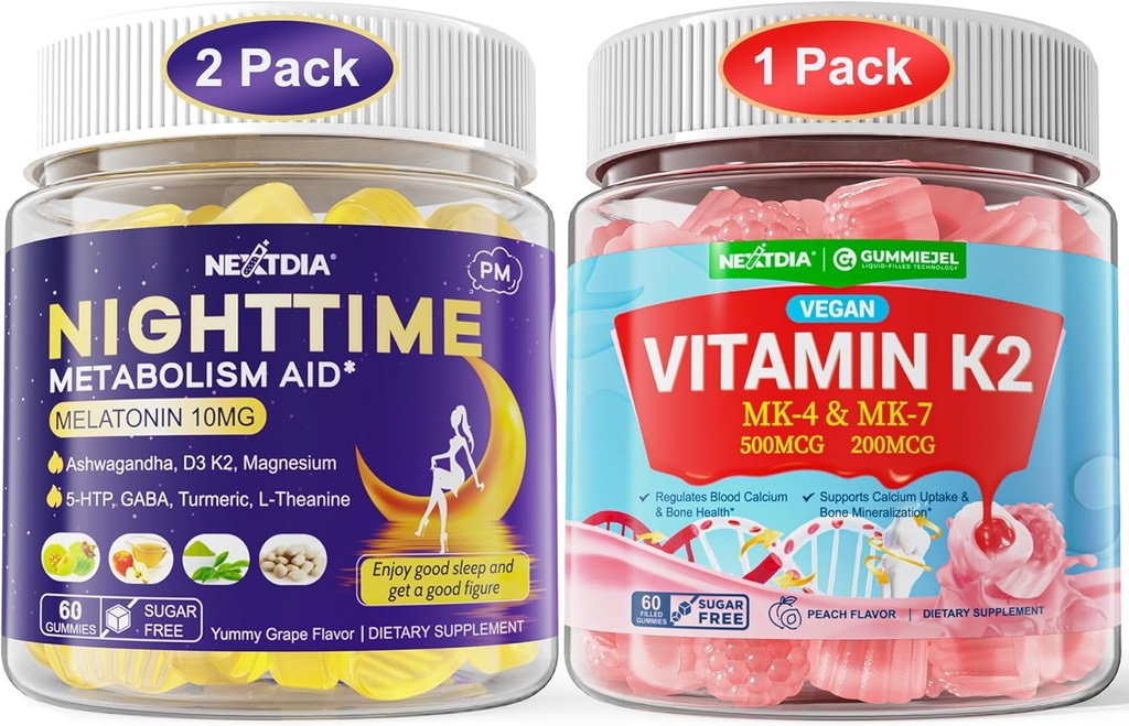 Mešanica: melatonin 10mg 20mg & vitamin K2 Gummies