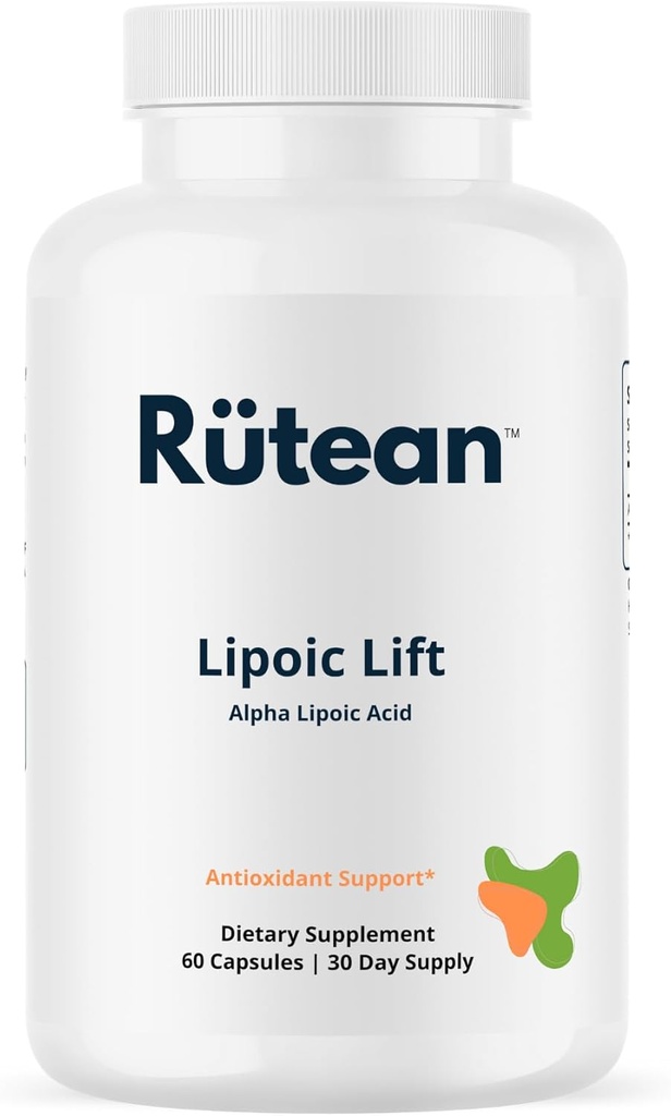 Alpha lipoična kislina - lipoični lift - za podporo jeter, živčno zdravje in kardiovaskularno zdravje - Premium Alfa lipojska kislina - 60 kapsul - brez glutena, vegetarijanske kapsule, brez soje in brez glutena