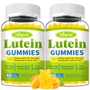Lutein in Zeaksantin dopolnila Gumies z astaksantin & borovnica ekstrakt - Eye vitamini z Omega-3, vitamini A, C, E, D3 & cink za vid zdravje - sladkor brez sladkorja, mango aroma, 120 Count
