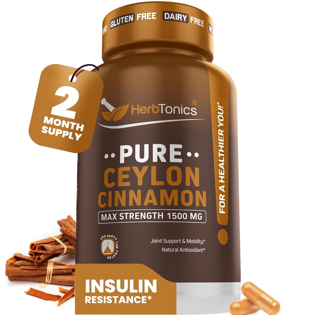 Herbtonics Pure Ceylon Cimet Kapsule 