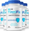 (5 Pack) Tinifix kapsule - Napredna podpora sluha Formula, tablete Tinifix za vzdrževanje zdravega sluha, vse naravne Tinifix za popolno zdravje ušesa, Uradni Tini Fix pregled (300 Kapsule)