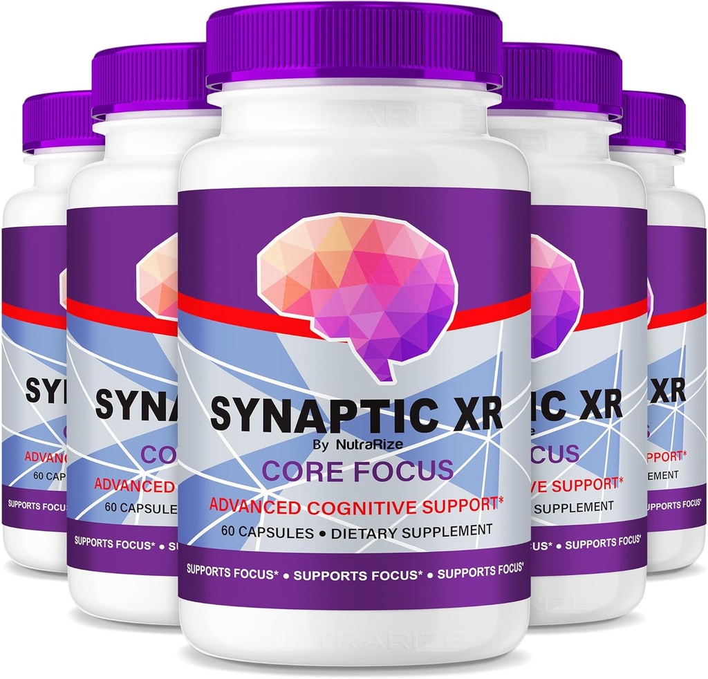 NutraRize (5 paketov) Synaptic XR – vsakodnevna podporna kapsula z uravnoteženo mešanico za fokus, ostrino in vsakodnevno zmogljivost.