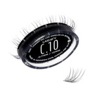 Lashify Curl 10mm Gossamer DIY trepalnice razširitve ponovno polnjenje, črna, enostavno lažne trepalnice za naravni videz