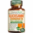 Glukozamin Chondroitin MSM – Skupna podpora za ženske in moške z glukozamin sulfat 1500 mg, hondroitin in MSM – za kartilažo, skupno zdravje in prilagodljivost – 90 kapsul, Vegan