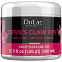 Dulàc - Devil's Claw 98% krema Največja moč 16,9 Fl Oz, naravni skupni in mišični relaksator krema za ponovno mišice in bolečine v sklepih, obogatena z mentolom za Cool Effect
