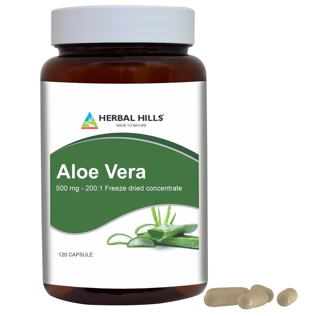 HERBAL HILLS Aloe Vera kapsule (Aloe barbadensis) 