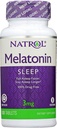 Natrol Melatonin 3 mg sprostitev časa spanja dietna dopolnila tablete 100 ea (pak 4)