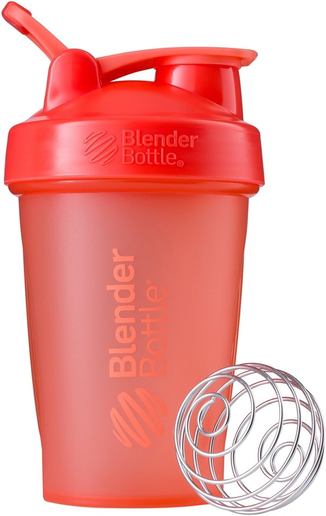 BlenderBottle Classic Shaker steklenica kot nalašč za beljakovinske Shake in Pred vadbo, 20-Ounce, Coral