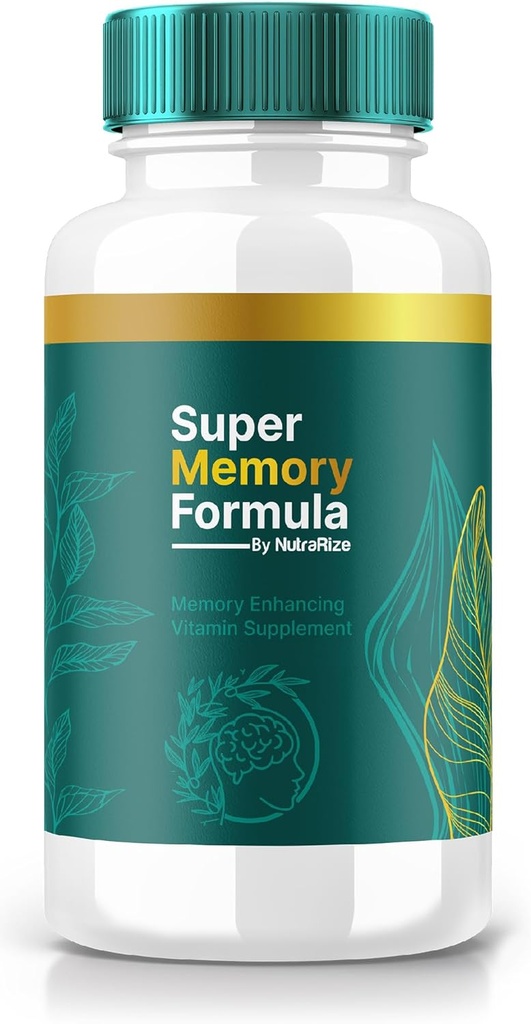 NutraRize Super Memory Formula – Dnevna podpora Kapsule z uravnoteženo mešanico za fokus, opozorilo, in vsakdanja ostrina 