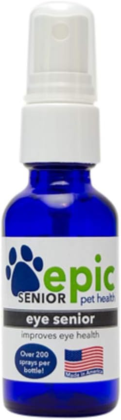 Eye Senior - All Natural Liquid Spray dodatek za starejše hišne živali - ustavi proces staranja - boljši vid - meglica čez oči in dal v hrano in vodo (1 oz)