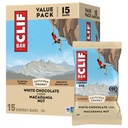 CLIF BAR - Energy Protein Bars - Bela čokolada Macadamia Nut - Izdelano z organskimi ovesi - Energy Bars - Non-GMO - (15 Pack)