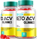 Rize laboratoriji - Speedy Extreme Keto Plus ACV Gummy za napredno hujšanje z Apple Cider Kis 2000mg dodatek (120 Gummies)