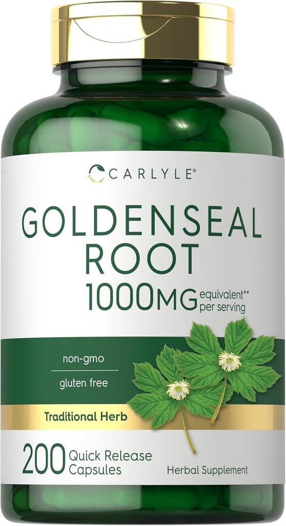 Carlyle Goldenseal Root Kapsules 1000mg 