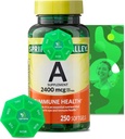 Vitamin A dodatek 2400 mcg, 250 Softgels s svežnjem ekskluzivnih vitaminov in mineralov - A do Z - boljši Ligth&Spring vodnik