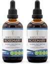 Skrivnosti Tribe Rosemary Alkohol-free Liquid Extract, Rosemary (Rosmarinus Officinalis) Suhi list Tinkture dodatek (2x4 FL OZ)