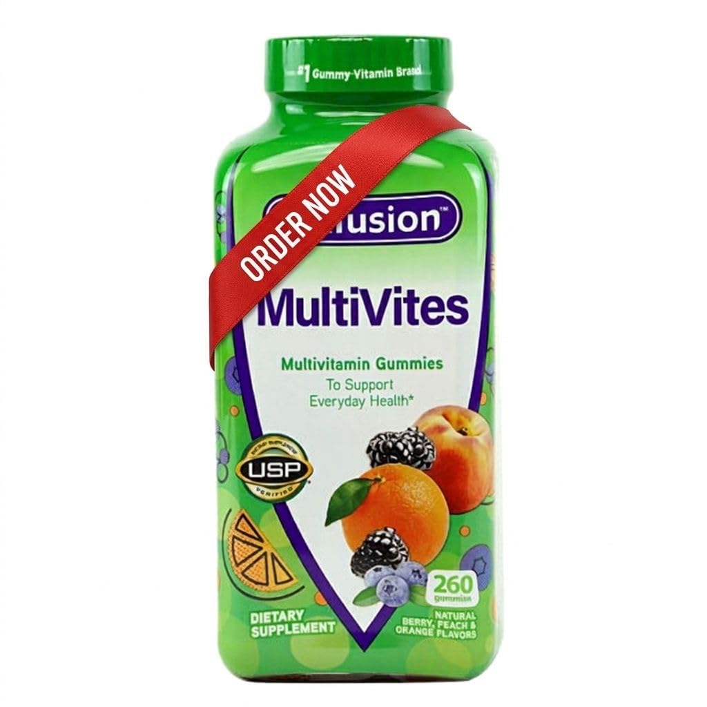 Vitafusi Multivites Gummies 260 ct, Podpora vsakodnevno zdravje - (Pack of 1) Sedem dni tablete primer vključen