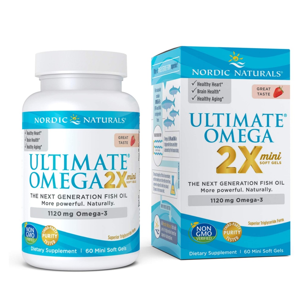 NORDIČNA NARAVA Ultimate Omega Minis, 60 CT